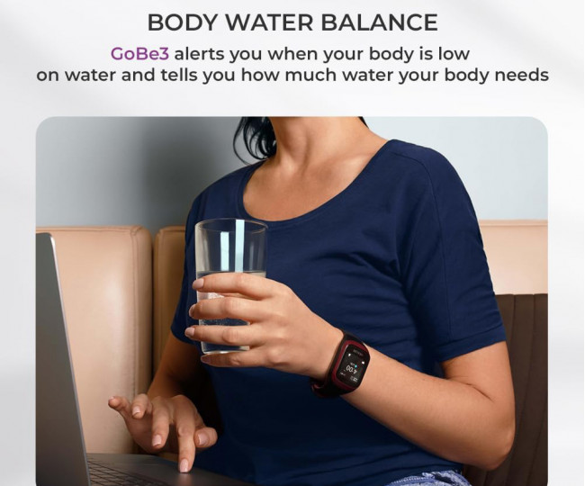 Фітнес-браслет HEALBE GoBe3 Burgundy